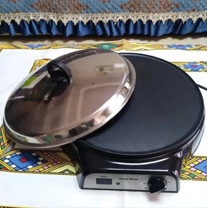 Kibeb Mitad -ክበብ የእንጀራ ምጣድ፡ 40cm Electric Injera Maker | Injera Stove & Pan