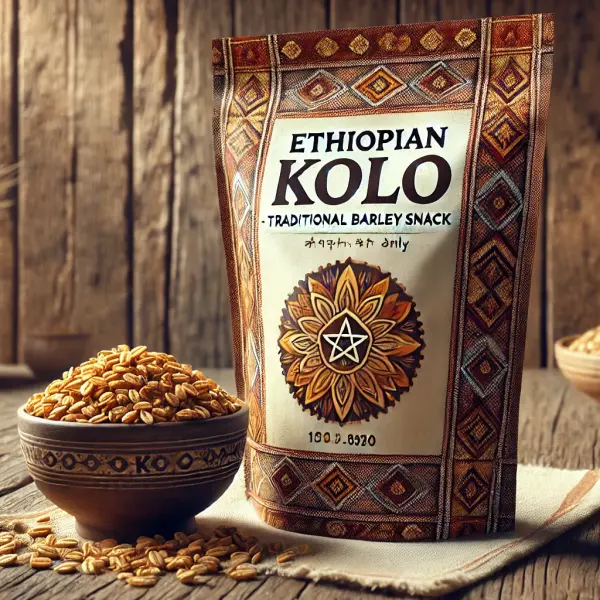 Ethiopian senef Kolo –ሰነፍ ቆሎ Traditional Roasted Barley Snack