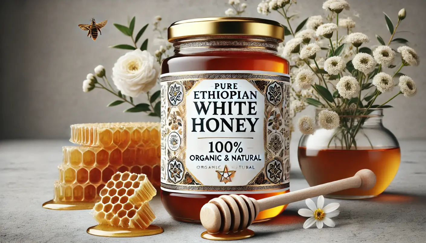 Pure Ethiopian White Honey – 100% Organic & Natural | Kibeb