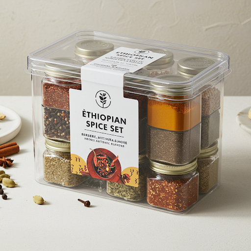 Ethiopian Spice Set ቅመማ-ቅመም– Berbere, Mitmita & More | Authentic Flavors