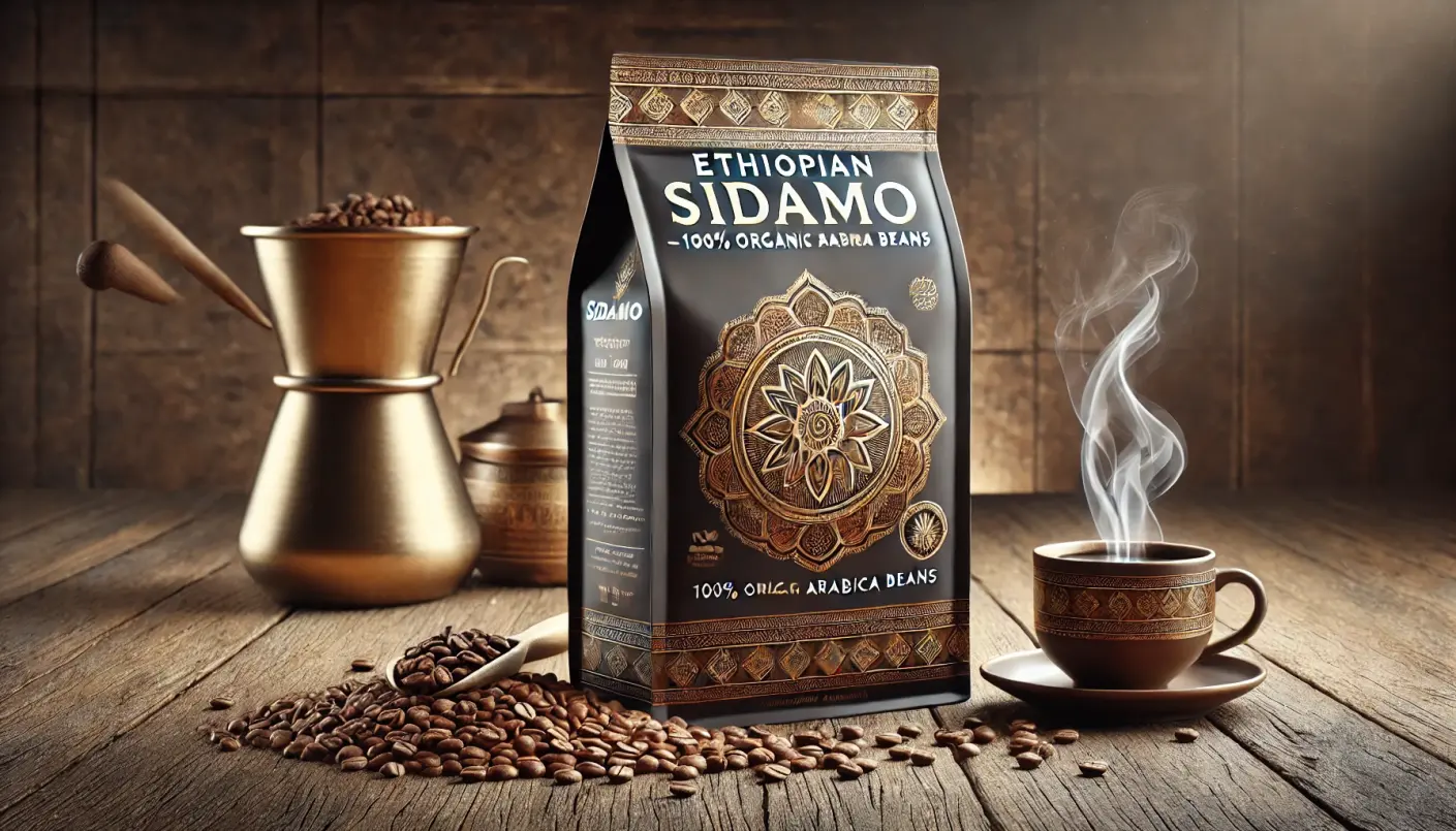 Ethiopian Sidamo Coffee – 100% Organic Arabica Beans | Kibeb
