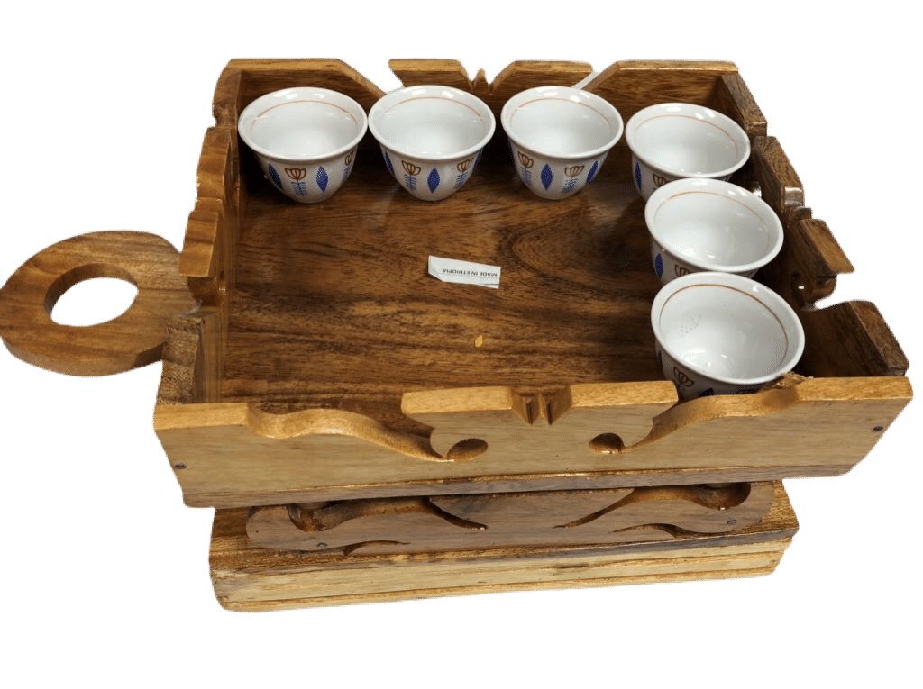 Ethiopian Coffee Ceremony Set – Traditional Handcrafted Jebena