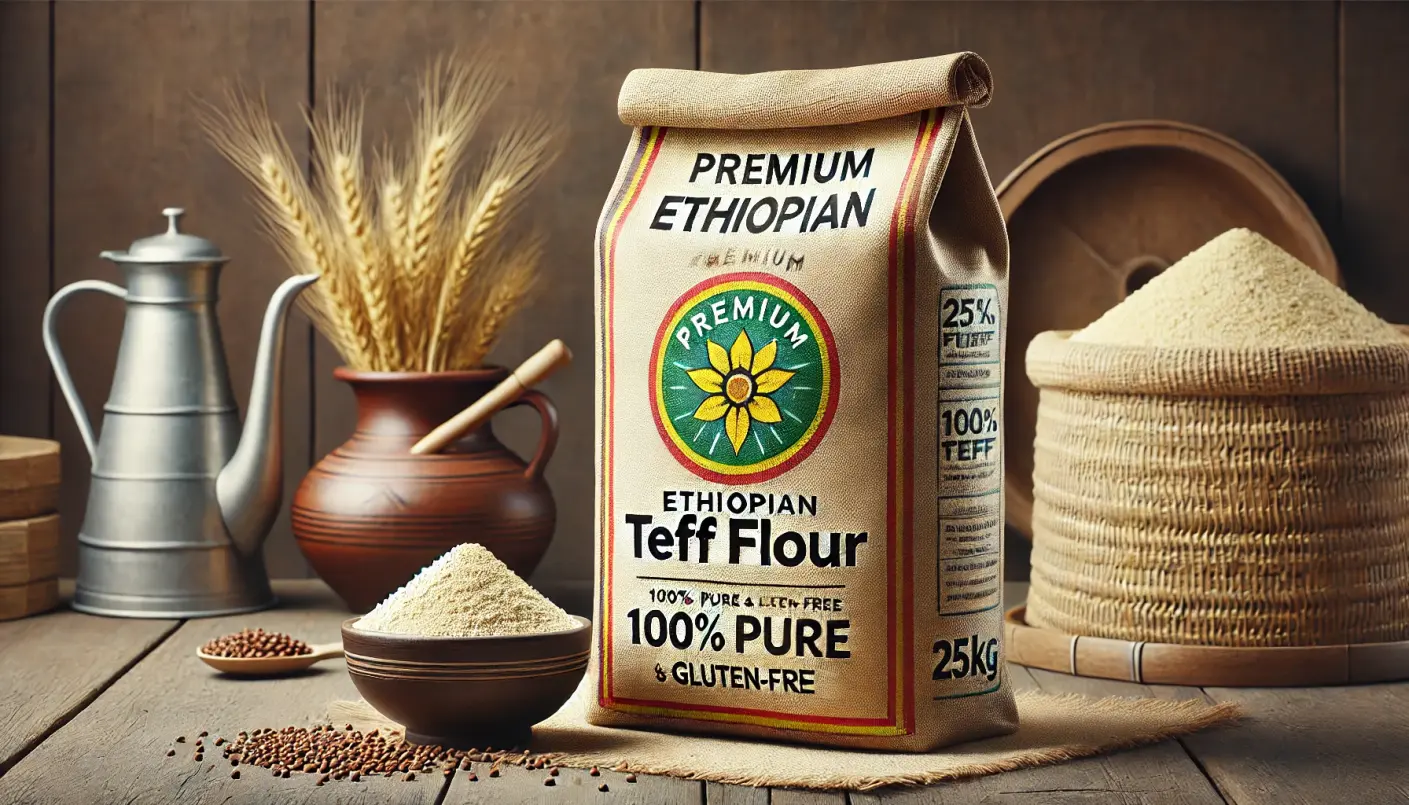 Ethiopian Teff Flour – Premium Gluten-Free Superfood | Kibeb