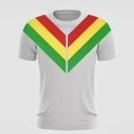 Ethiopian Flag V-Stripe T-Shirt | Modern Habesha Cultural Design – Ethio Art & Craft Studio